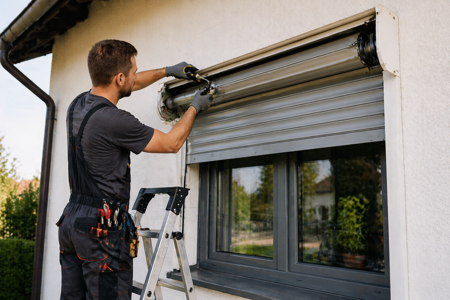 Handwerker bei der Arbeit